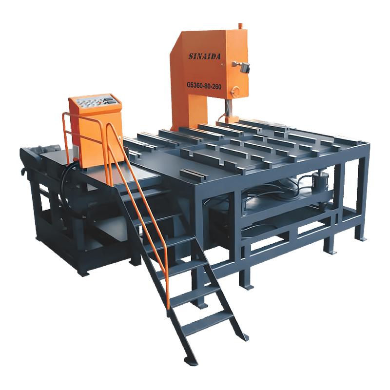 G5360-80-260 G5385-100-350 Metallum Steel Cutting Sawing Vertical Band