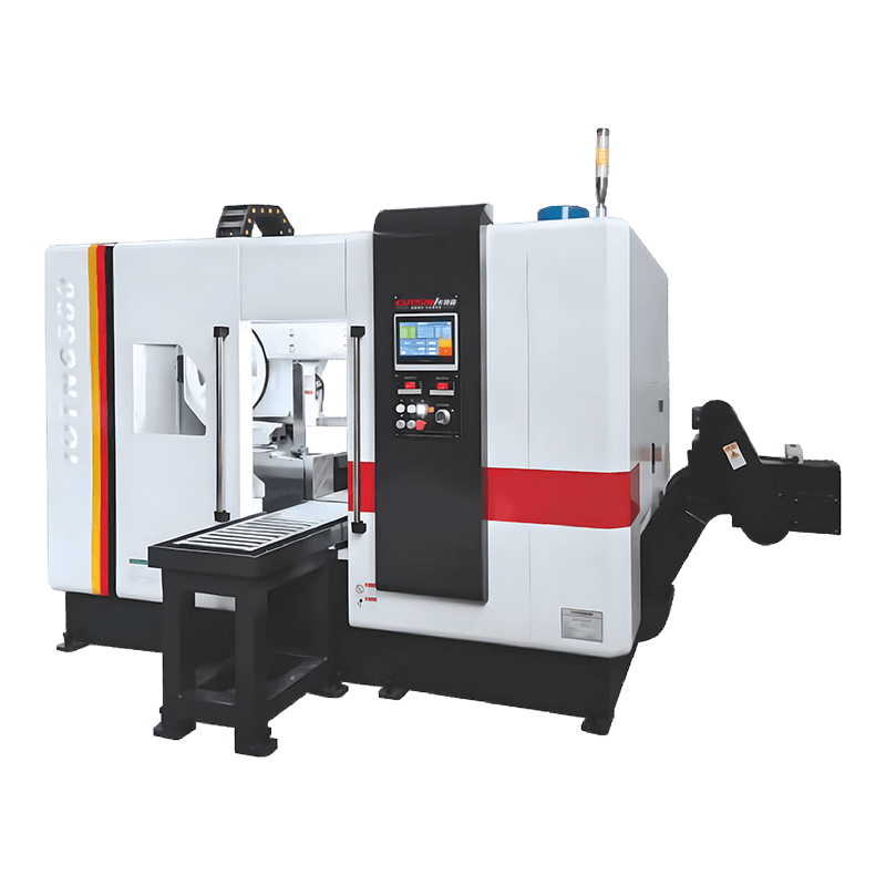 IOTNC300 EXILIM CNC Band Saw Machina cum Fasciculus scindens Function for Steel talea et Pipe